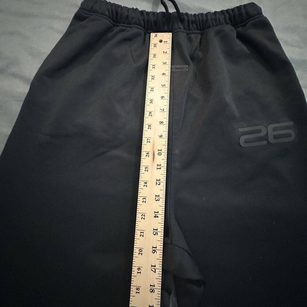 Fear of God Essentials Vintage Black Sweatpants Men's M Baggy Wide Leg #26 - Picture 3 of 16